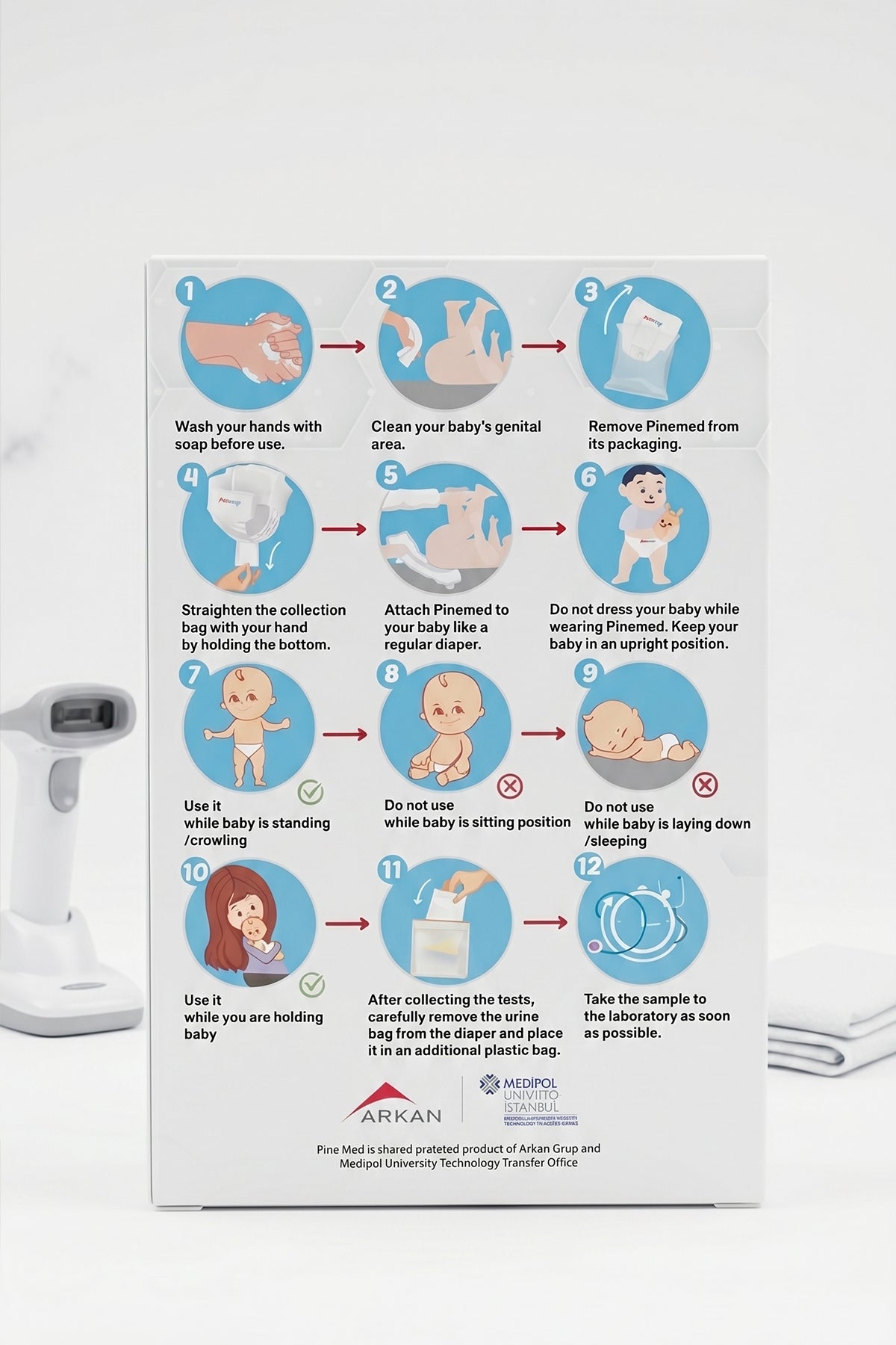 Pinemed Baby Smart Diaper