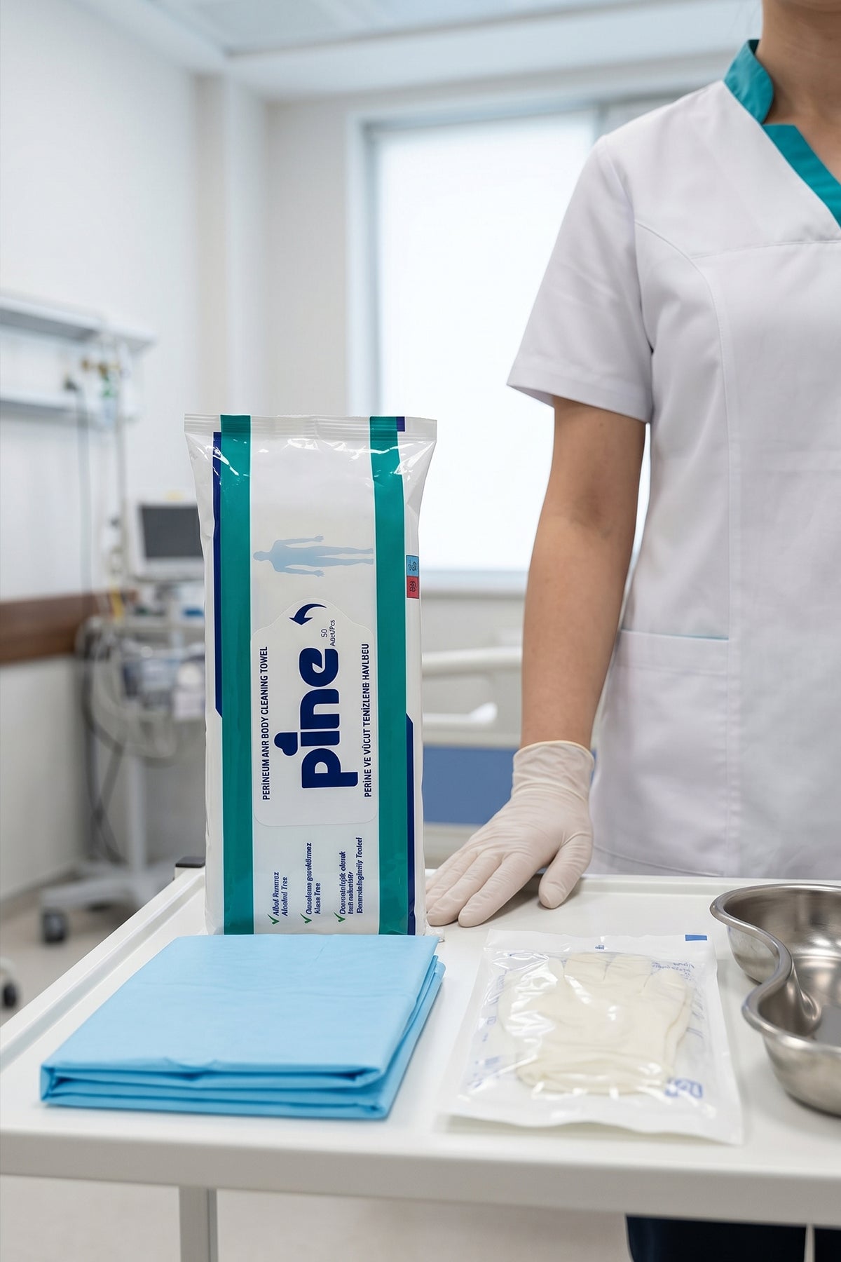 Pine Adult Body Wet Wipes