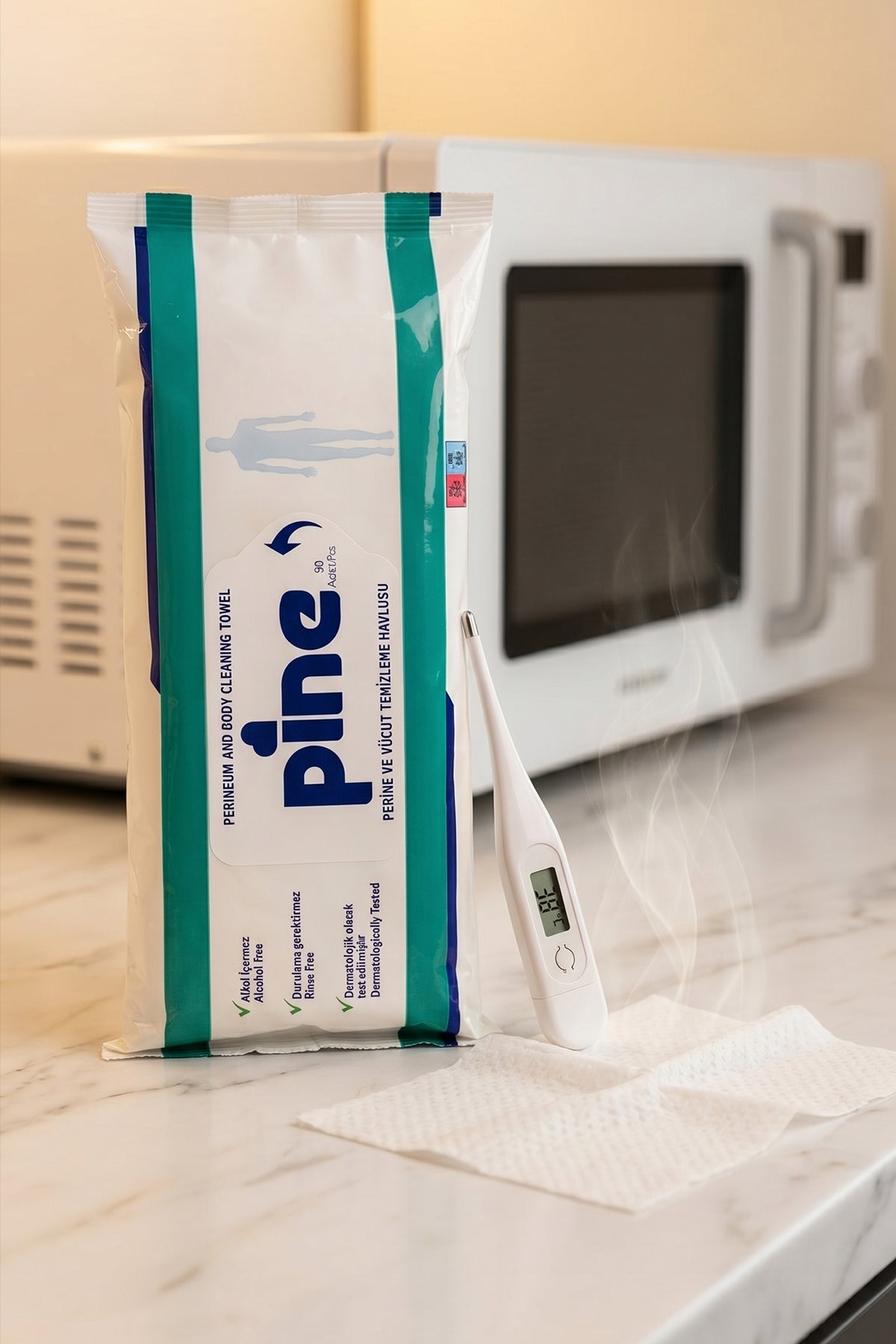 Pine Adult Body Wet Wipes