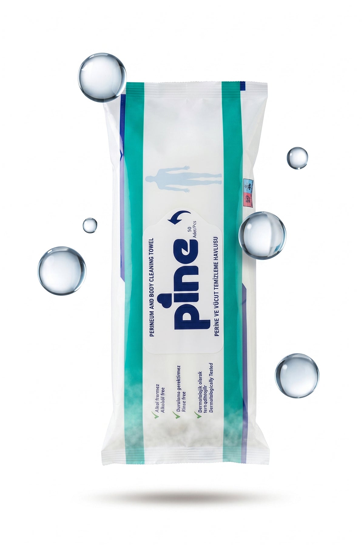 Pine Adult Body Wet Wipes